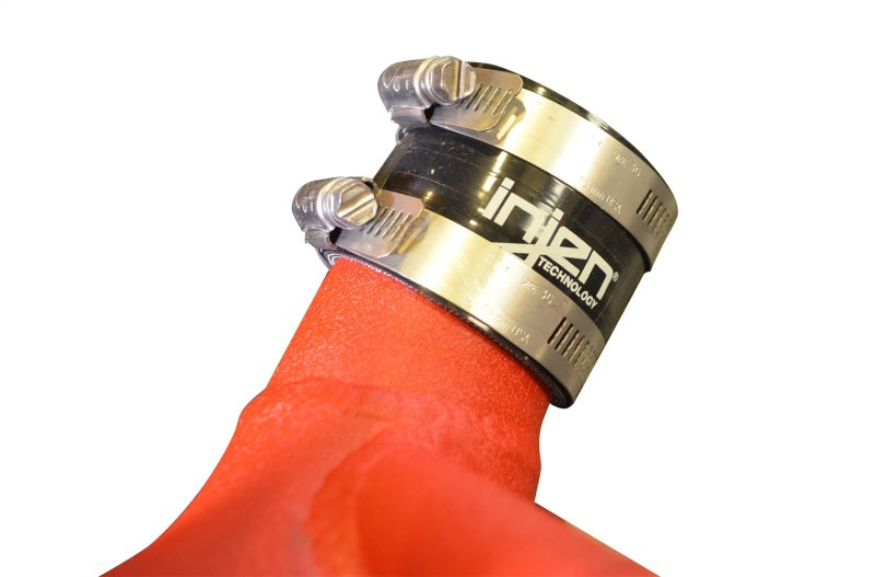 Injen 16-18 Kia Stinger 3.3L Twin Turbo Wrinkle Red Short Ram Air Inta SP1350WR Photo - Unmounted