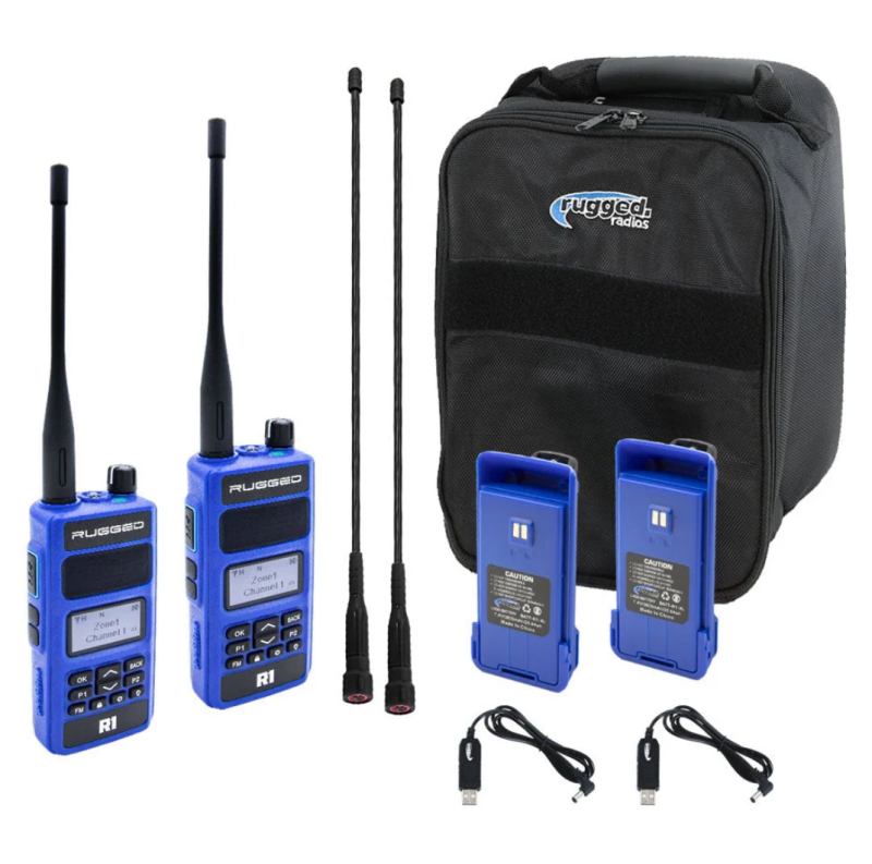 Rugged Radios R1 READY PACK - Rugged R1 - Business Band Two Way Handheld Radios - Digital and Analog R1-READY-PACK R1-READY-PACK User 1