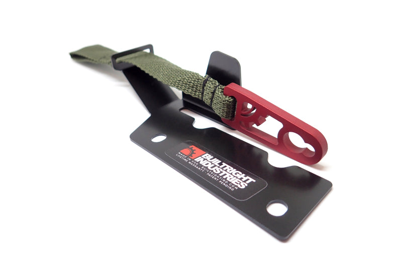 BuiltRight Industries 09-20 Ford F-150/Raptor (09-14 SuperCrew Only) Rear Seat Release - Olive Strap 100115 100115 Photo - Primary