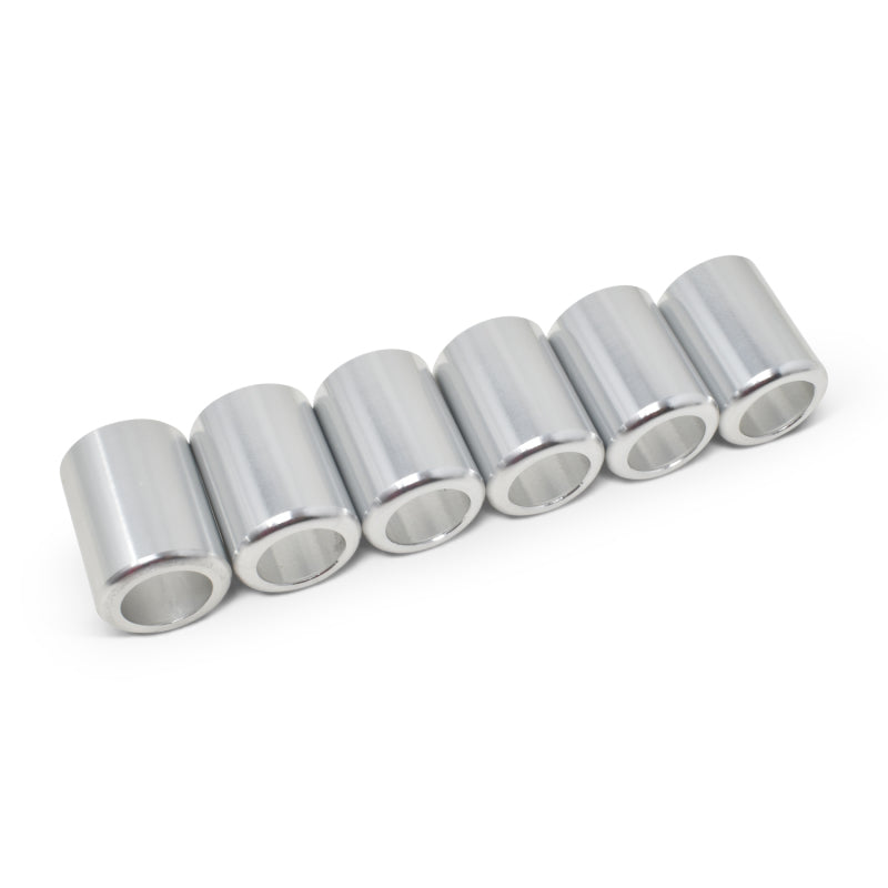 Russell Replacement Crimp Collars #12 Clear Anodized Qty of 6 610393 Photo - out of package