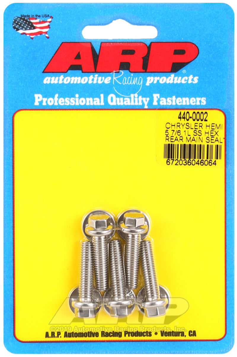 ARP Rear Motor Cover Bolt Kit for Chrysler hemi 5.7/6.1L 440-0002 Photo - Primary