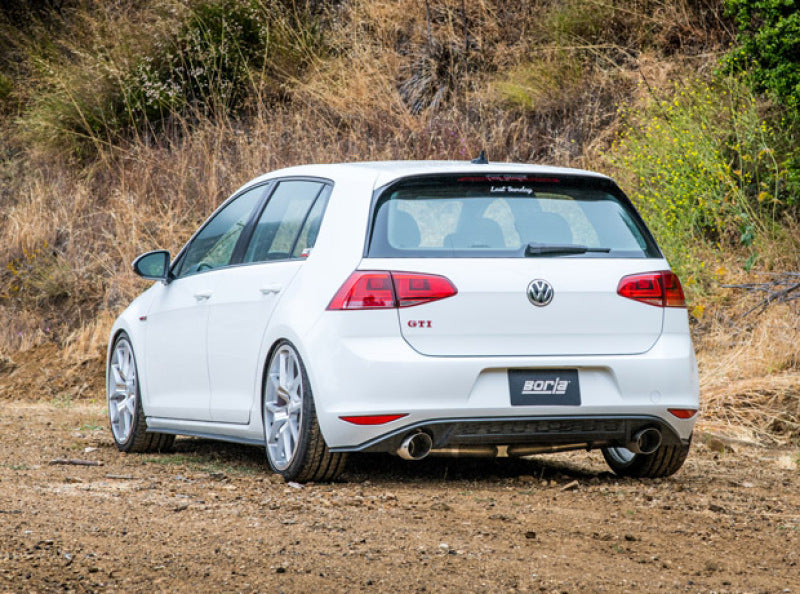 Borla 15-17 Volkswagen GTI (MK7) 2.0T AT/MT SS S-Type Catback Exhaust w/Stainless Brushed Tips 140750SB 140750SB Photo - lifestyle view