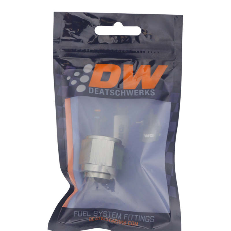 DeatschWerks 10AN Female Flare to 8AN Male Flare Reducer - Anodized DW Titanium 6-02-0218 6-02-0218 Photo - lifestyle view