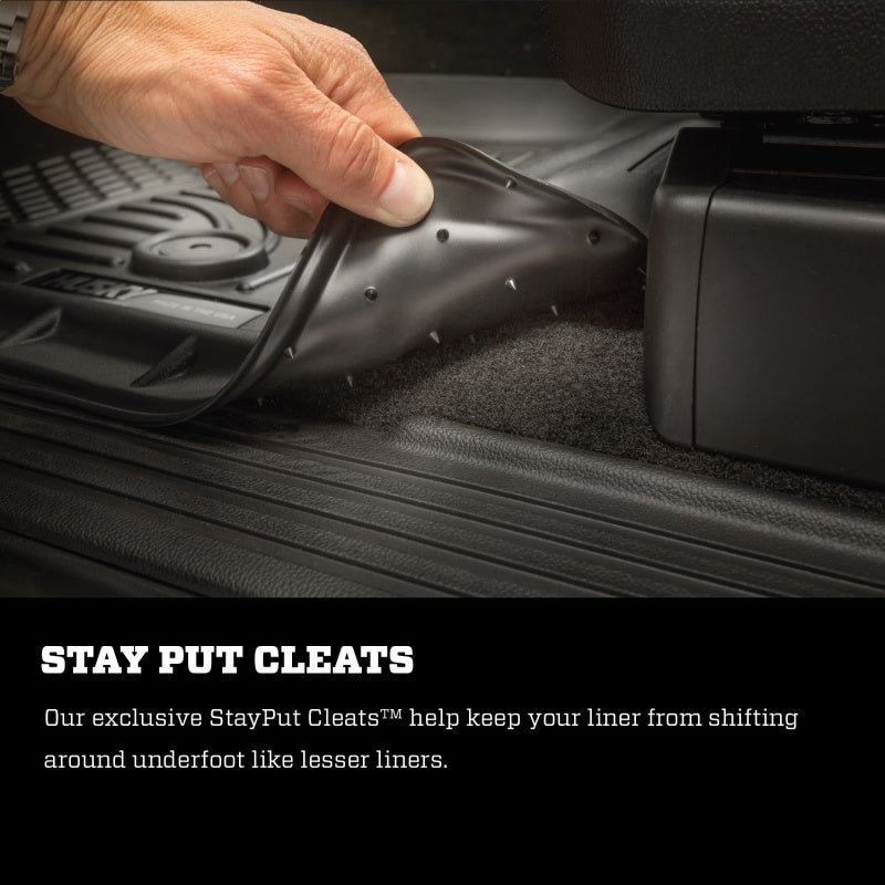 Husky Liners 14 Chevrolet Silverado/GMC Sierra WeatherBeater Black Front & 2nd Seat 98231 Photo - Mounted