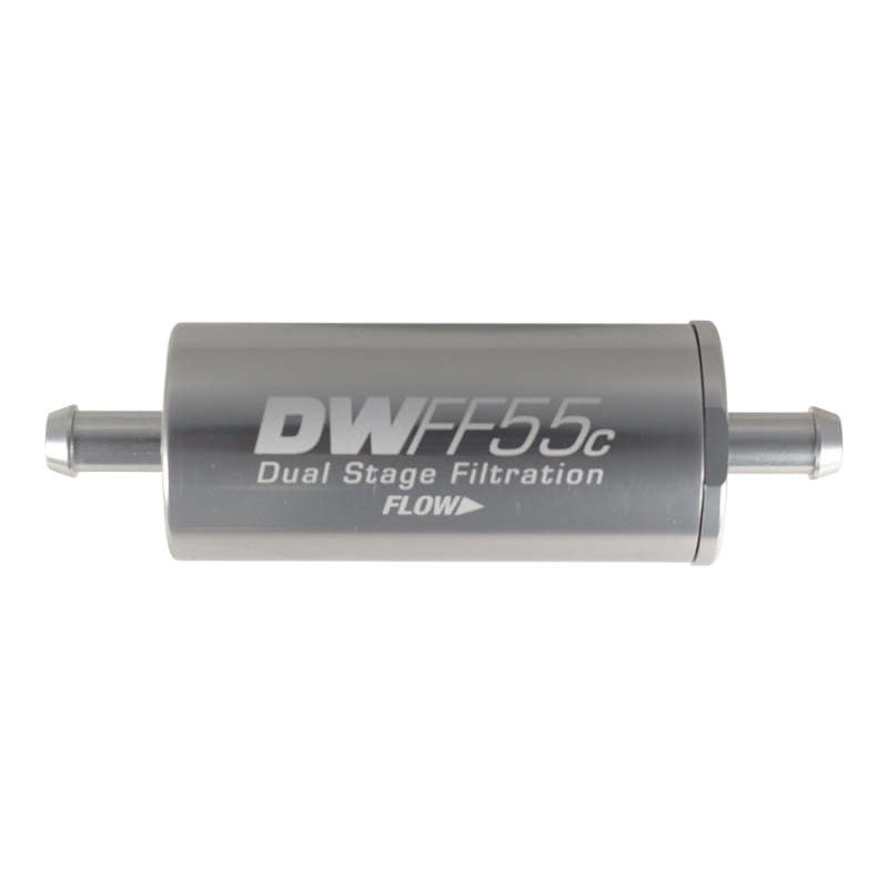 DeatschWerks 5/16in 10 Micron 55mm In-Line Fuel Filter Kit 8-03-55C-010K 8-03-55C-010K Photo - Primary