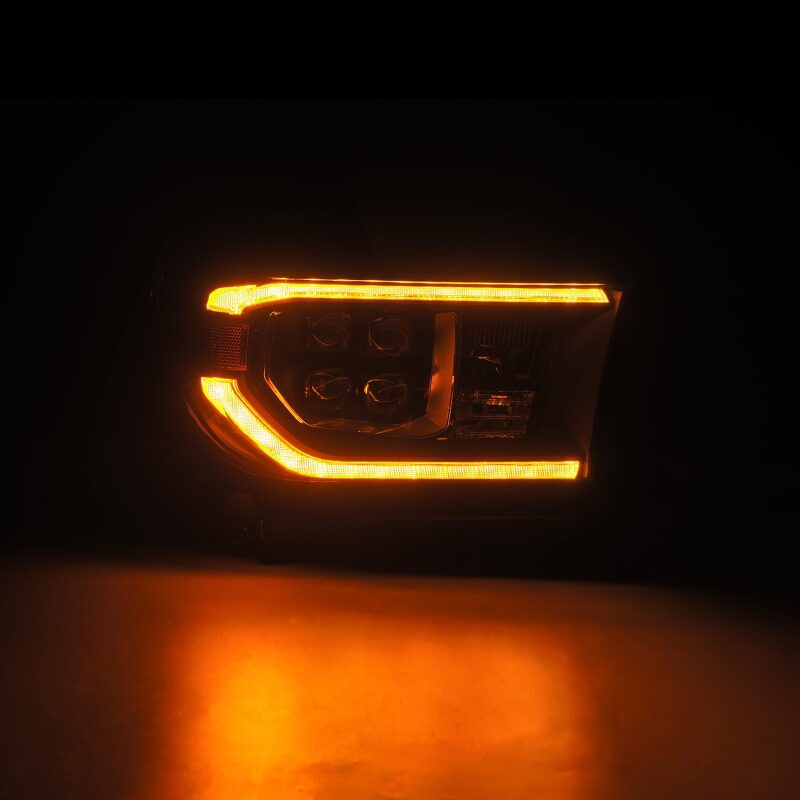 AlphaRex 07-13 Toyota Tundra / 08-17 Sequoia NOVA LED Proj HL Black w/Actv Light Seq. Sig + DRL 880818 880818 User 6