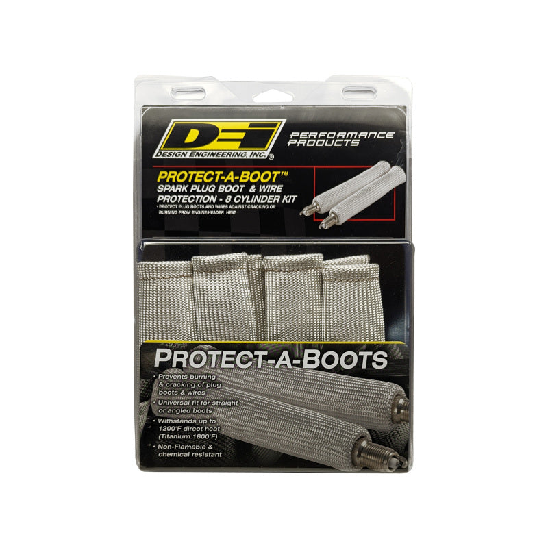 DEI Protect-A-Boot Sleeve - 1-1/4in I.D. x 6in - 8-pack - Silver 10552 10552 Photo - Unmounted