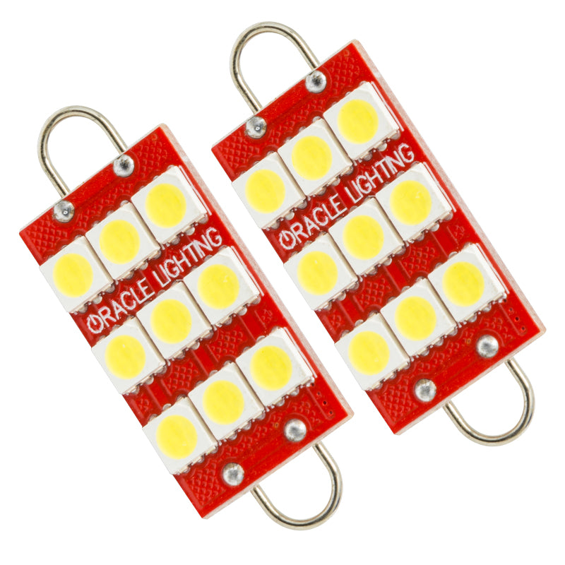 ORACLE Lighting Oracle 44MM 6 LED 3 Chip - Loop Festoon Bulbs (Pair) - White 5209-001 5209-001 Photo - out of package