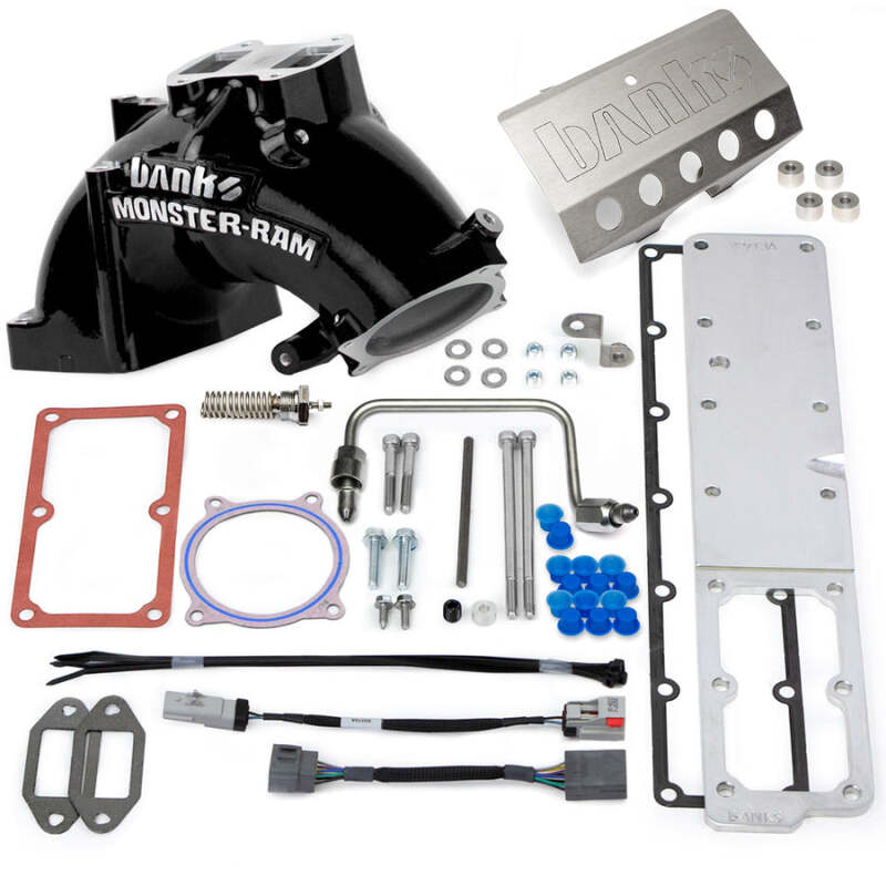 Banks Power 2007.5-2012 Ram 6.7L Monster-Ram Intake System Gen-2 w/Fuel Line - Black w/Heater System 42797-B 42797-B User 1