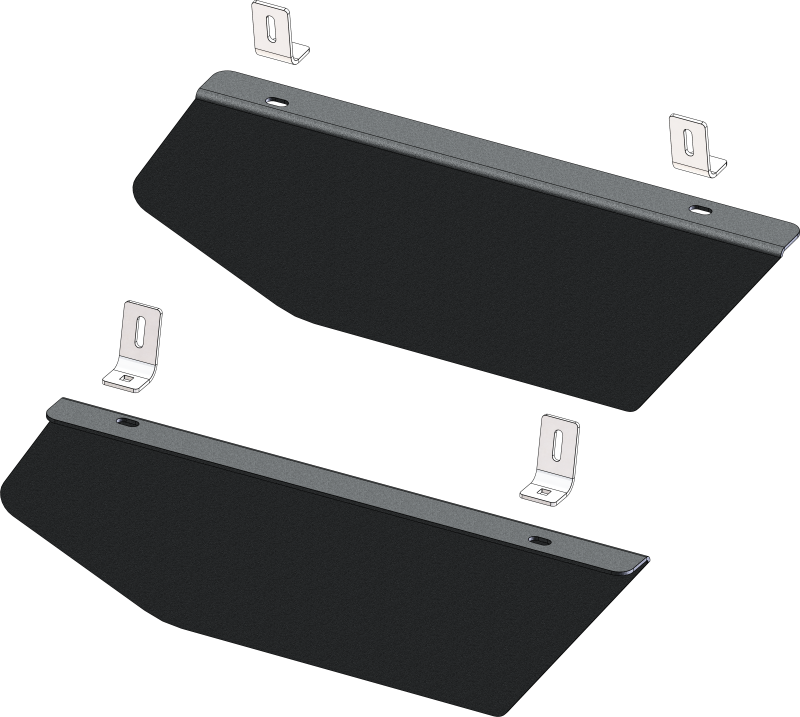 KFI Talon Rr Door Inserts Pr Blk 101845 101845 Photo - Primary