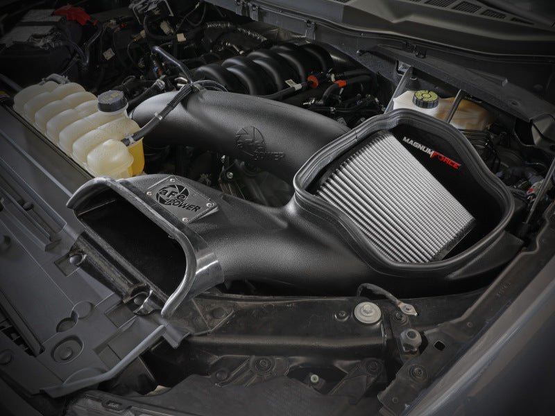 aFe 2021+ Ford F150 5.0L V8 MagnumFORCE Intake Stage-2 Pro DRY S 54-13064D 54-13064D Photo - Mounted