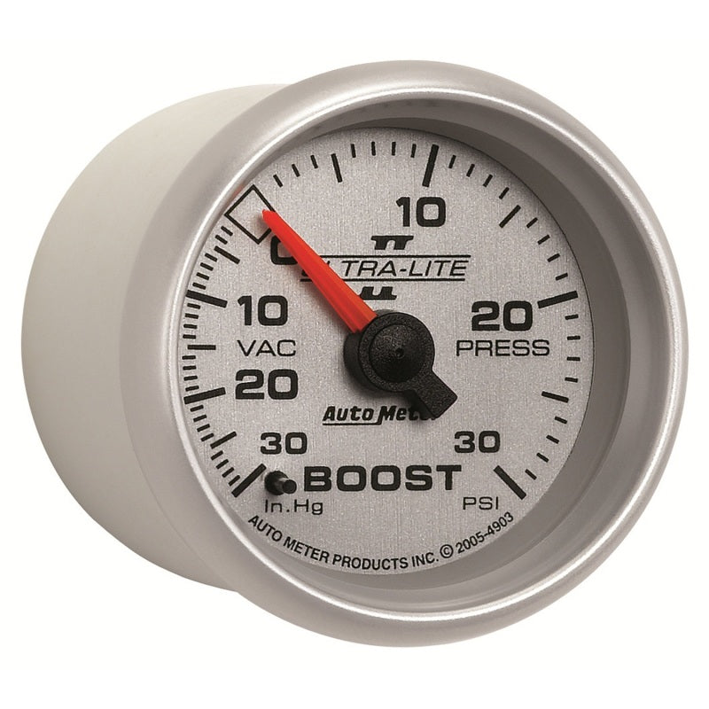 Autometer Gauge, Vac/boost, 2 1/16", 30inhg-30psi, Mechanical, Ultra-lite II 4903 User 3