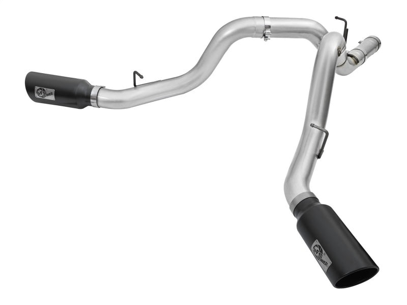 aFe ATLAS 4in Aluminized Steel DPF-Back Exhaust System w/Black Tip - GM Di 49-04080-B Photo - Primary