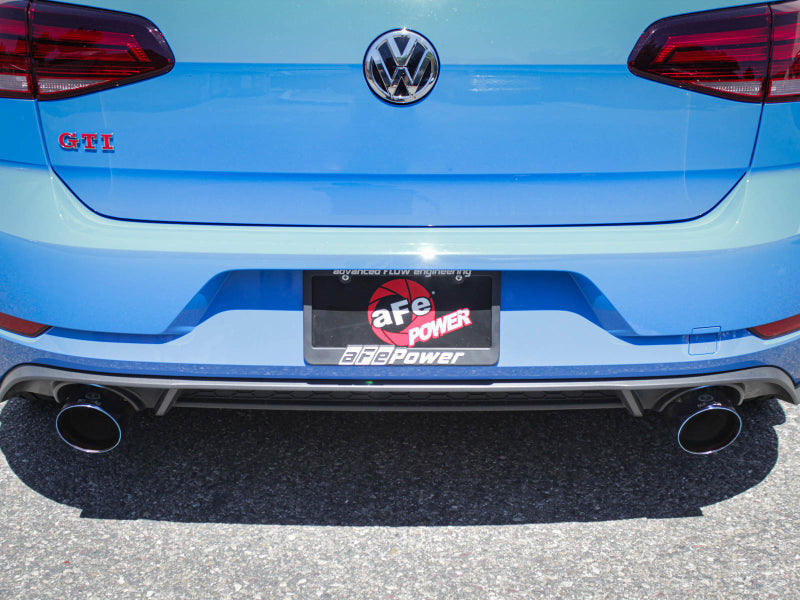 aFe 18-20 VW GTI (MK7.5) 2.0L MACH Force-Xp 3in to 2.5in 304 SS Axle-Back Exhaust System-Black Tips 49-36421-B 49-36421-B Photo - Mounted