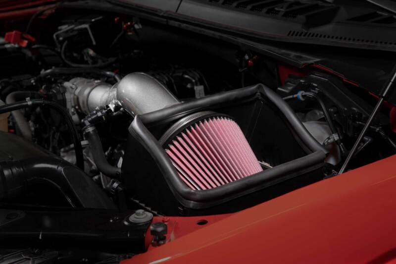 K&N Engineering K&N 18-24 Ford F150 3.3L V6 Performance Air Intake System w/ Red Air Filter 77-2619KC 77-2619KC Photo - Mounted