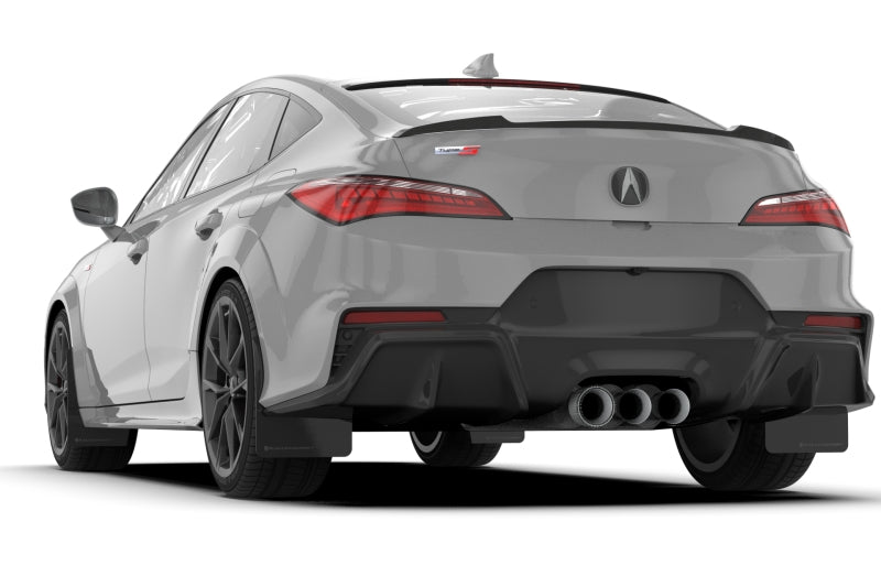 Rally Armor 23-24 Acura Integra + Integra A-Spec Black UR Mud Flap W/Red Logo (No Drilling Req.) MF109-UR-BLK-RD MF109-UR-BLK-RD User 1