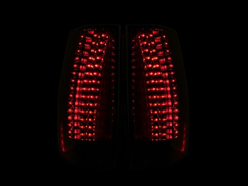 Anzo 2007-2011 Cadillac Escalade LED Taillights Chrome 321287 Photo - Mounted