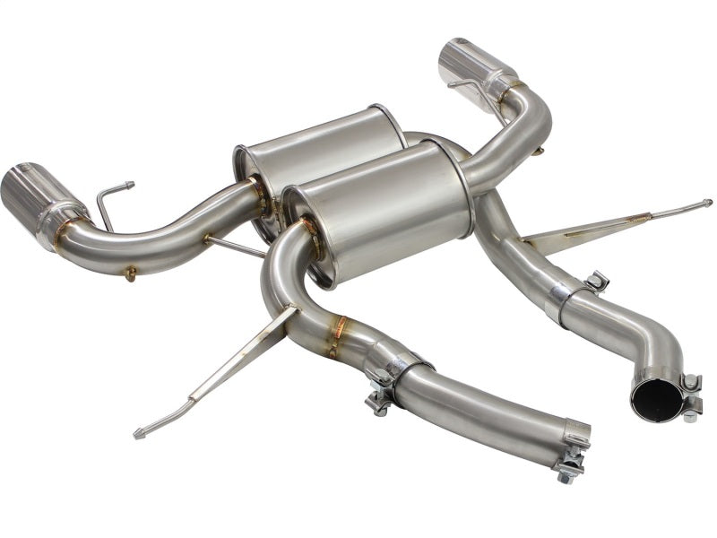 aFe POWER MACH Force Xp 2-1/2" 304 SS Axle-Back Exhaust System 49-36327-P Photo - Unmounted