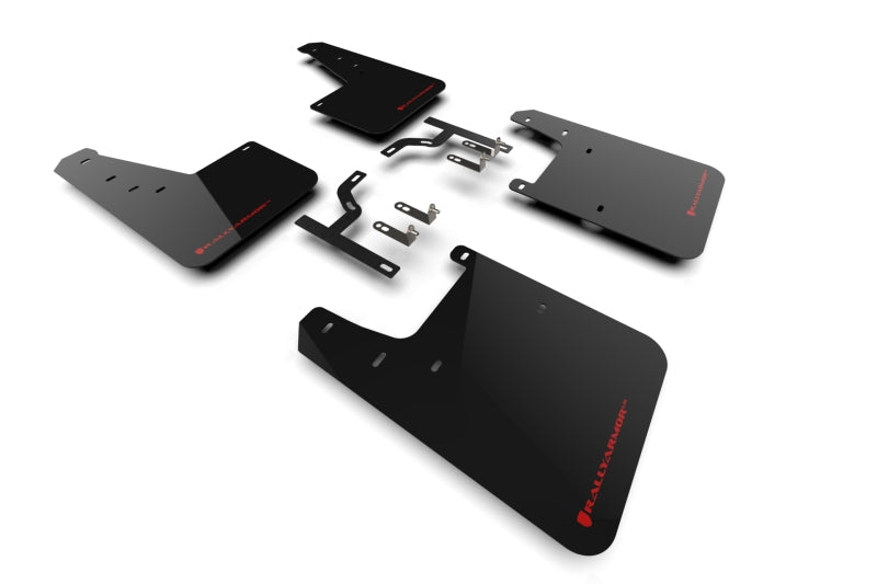 Rally Armor 23-24 Toyota Sequoia Black UR Mud Flap w/ Red Logo MF88-UR-BLK-RD MF88-UR-BLK-RD User 1