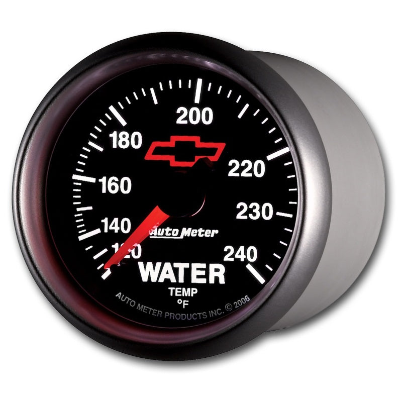Autometer Gauge, Water Temp, 2 1/16", 120-240 Geg. F Mechanical, Gm Bowtie Black 3632-00406 User 4