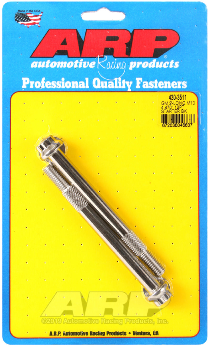 ARP GM M10 X 4.470" 12pt SS Starter Bolt Kit 430-3511 Photo - Primary