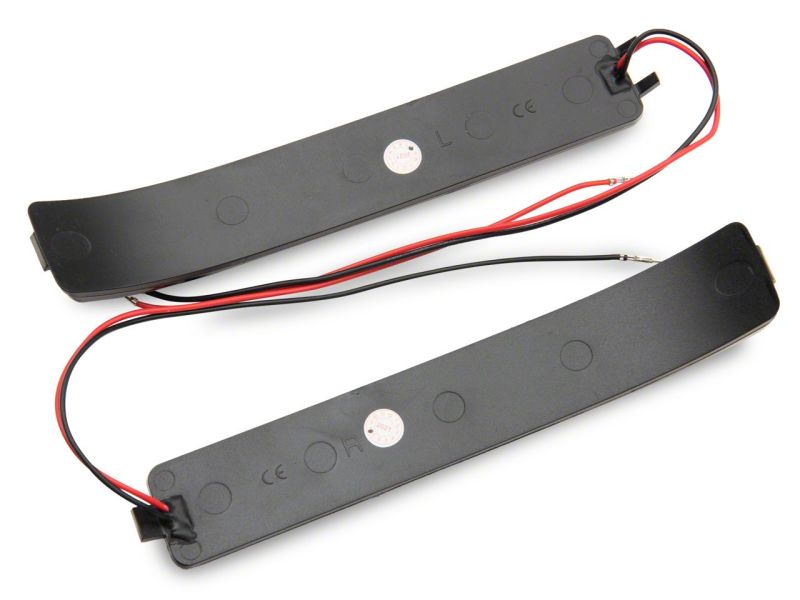 Raxiom 09-14 Ford F-150 Axial Series White LED Mirror Turn Signal- Smoked T556986 T556986 Photo - Close Up