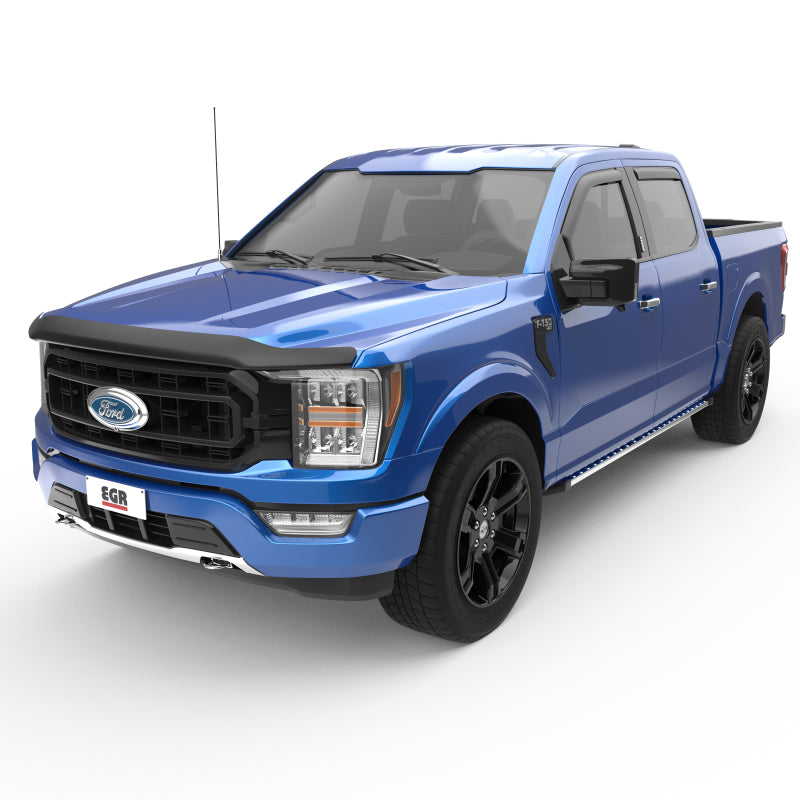 EGR 15+ Ford F150 Crew Cab In-Channel Window Visors - Set of 4 - Matte (573495) 573495 573495 User 1
