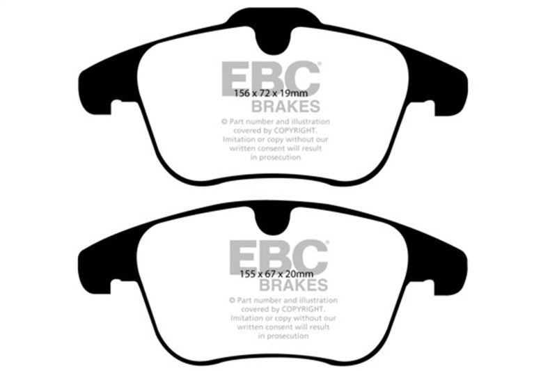 EBC 2007-2012 Land Rover LR2 3.2L Bluestuff Front Brake Pads DP51932NDX DP51932NDX Photo - Primary