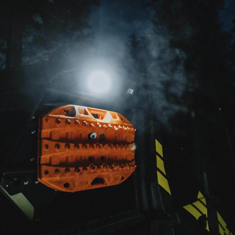 KC HiLiTES FLEX ERA 1 Single Light Shield ONLY (Clear) 5329 5329 Photo - lifestyle view