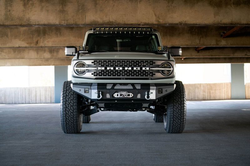 DV8 Offroad 2021+ Ford Bronco Front Bumper Winch Capable w/ Optional Bull Bar/Aux Light Opening FBBR-01 FBBR-01 User 1