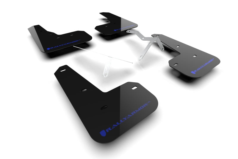 Rally Armor 23-24 Acura Integra Type S Black Mud Flap w/ Blue Logo MF129-UR-BLK-BL MF129-UR-BLK-BL Photo - Primary