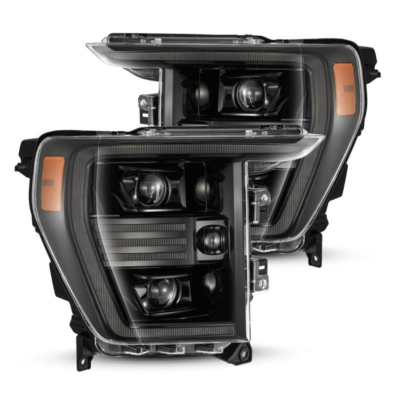 AlphaRex 21-22 Ford F150 PRO-Series Projector headlights Alpha-Black w/Activ Light/Seq Signal 880294 880294 Photo - Primary