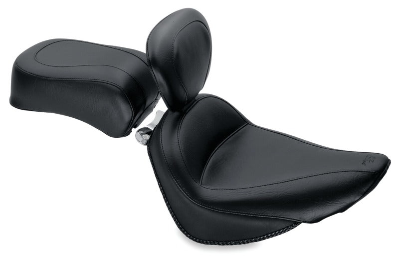 Mustang Motorcycle Mustang 00-15 Harley Softail Std Rear Tire Std Touring, Wide Touring Recessed Passenger Seat - Black 79713 79713 Photo - Primary
