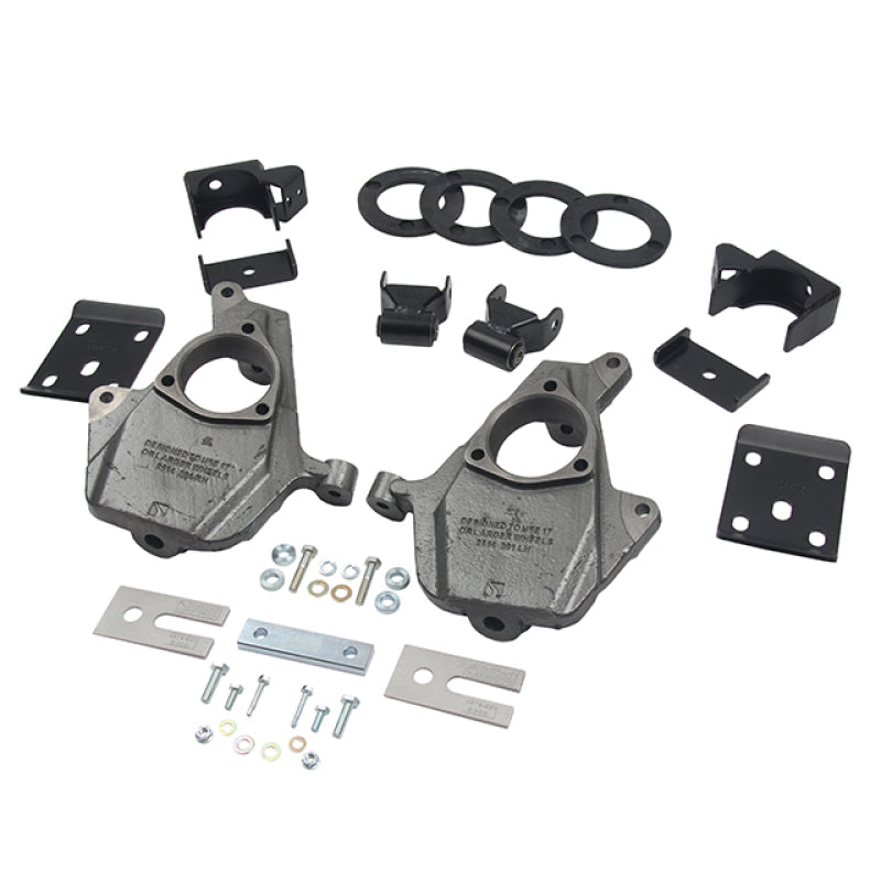 Belltech LOWERING KIT 16.5-17 Chevy Silverado Crew Cab 2WD 3-4F / 7R 1016 1016 Photo - Primary