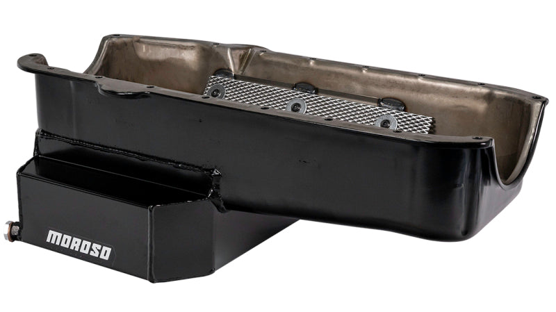 Moroso Pre-80 Chevrolet Small Block (w/2 Piece Seal) Road Race Wet Sump 7qt 7.5in Steel Oil Pan 21813 21813 User 1