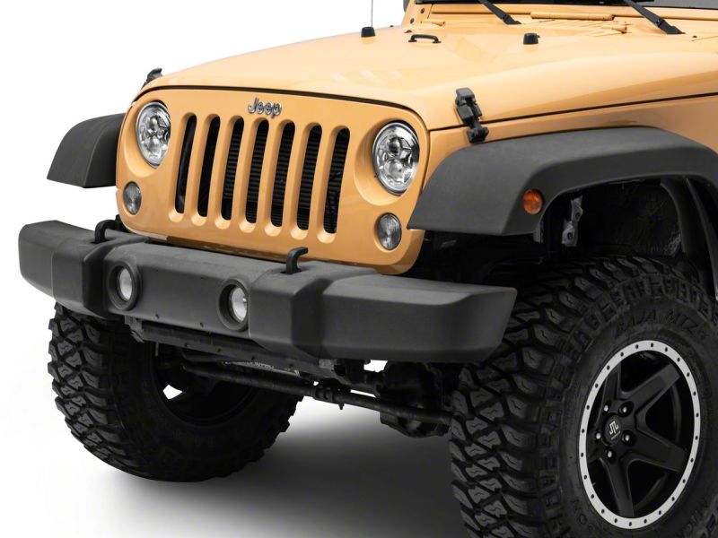 Raxiom 07-18 Jeep Wrangler JK 7-In LED Headlights- Chrome Housing (Clear Lens) J154697 J154697 Photo - Close Up