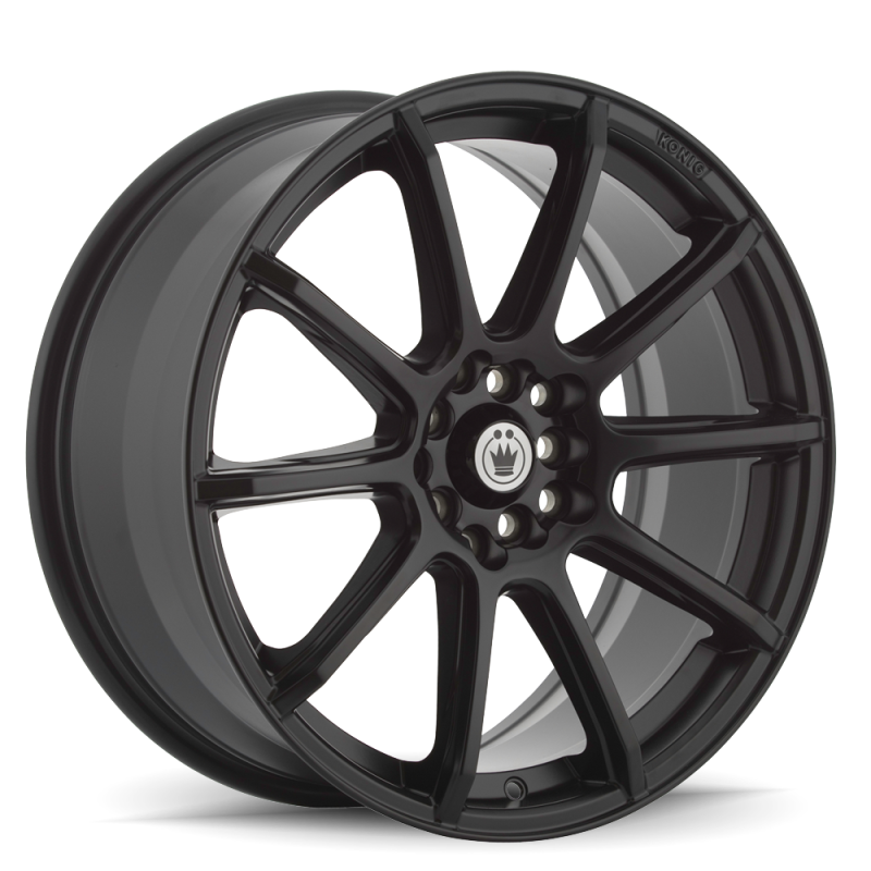 Konig Control Wheel Matte Black 15x6.5 +40 4X100,4x114.3 CL65D04405 Photo - Primary
