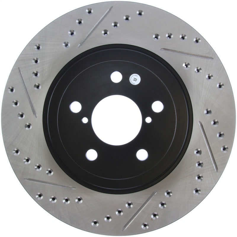 StopTech Sport Drilled/Slotted Brake Rotor; Front Right 127.47021R Photo - Primary