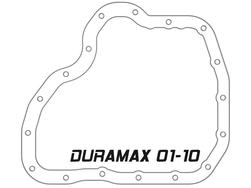 aFe Oil Pan Black 46-71070B 46-71070B Technical Drawing