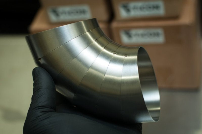 Ticon Industries 2.0in 7.5 Degree 3in CLR Loose Radius 1mm Wall Titanium Pie Cuts - 6pk 109-05002-0003 109-05002-0003 Photo - Primary