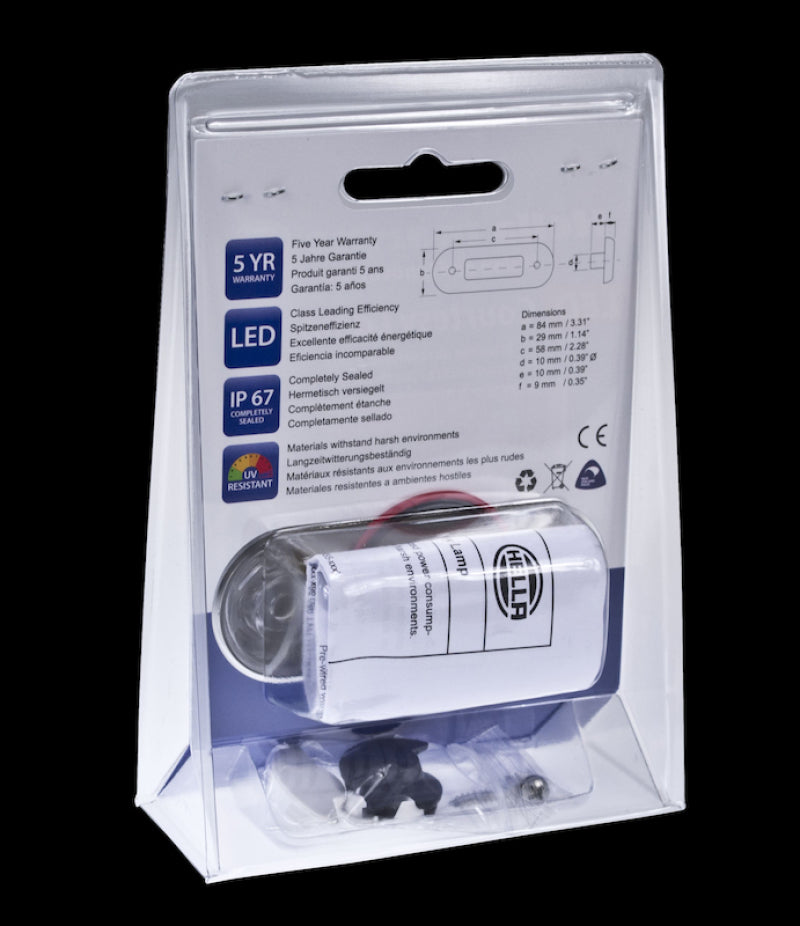 Hella Courtesy Lamp Red Md12/24 Ss Sim 2Xt 980869501 980869501 Photo - out of package