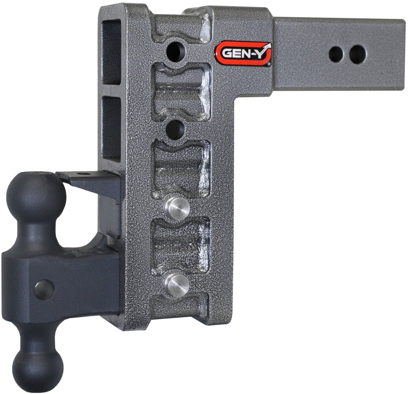 GEN-Y Hitch Gen-Y Mega Duty 3in Shank 9in Drop 3500lb TW 32K Hitch w/GH-0161 Dual-Ball/GH-0162 Pintle Lock GH-1724 GH-1724 Photo - Primary