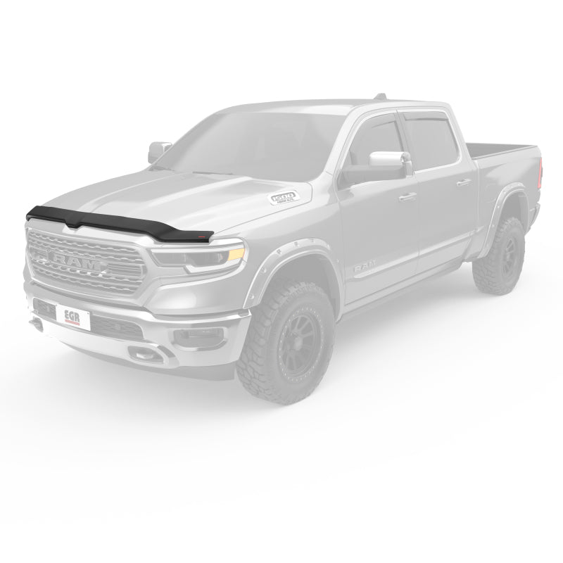 EGR 2019 Dodge Ram 1500 Superguard Hood Shield - Dark Smoke 302951 302951 Photo - Mounted