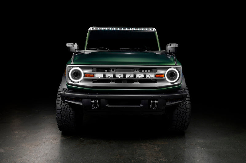 ORACLE Lighting Oracle 2021+ Ford Bronco Integrated Windshield Roof LED Light Bar System 5888-023-MF 5888-023-MF Photo - lifestyle view