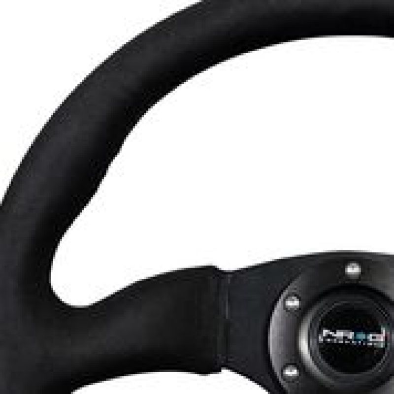 NRG Reinforced Steering Wheel - 350mm Sport Leather Racing ( 2.5" Deep) RST-023MB-SA User 1