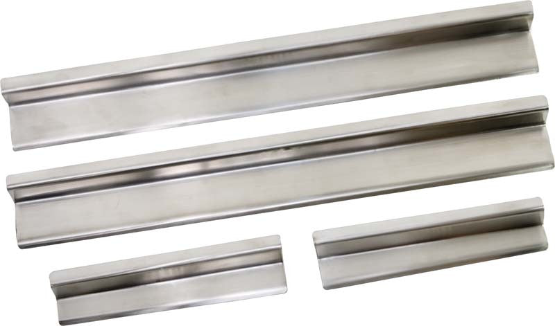 Kentrol 07-18 Jeep Wrangler JK Entry Guards 4 Pieces 4 Door - Polished Silver 30585 30585 Photo - Primary