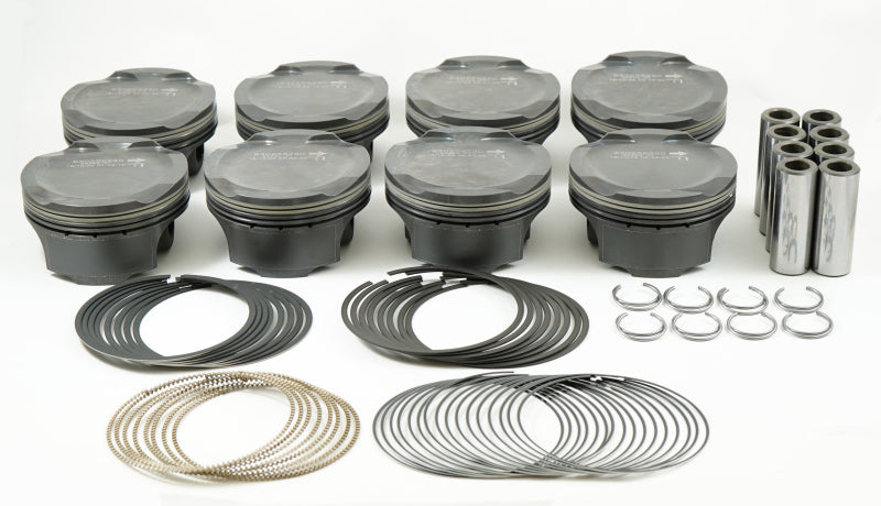 Mahle MS Piston Set Ford Coyote 314ci 3.701in Bore 3.650in Stroke 5.933in Rod .866 Pin -1cc 11CR 930258601 930258601 Photo - Primary