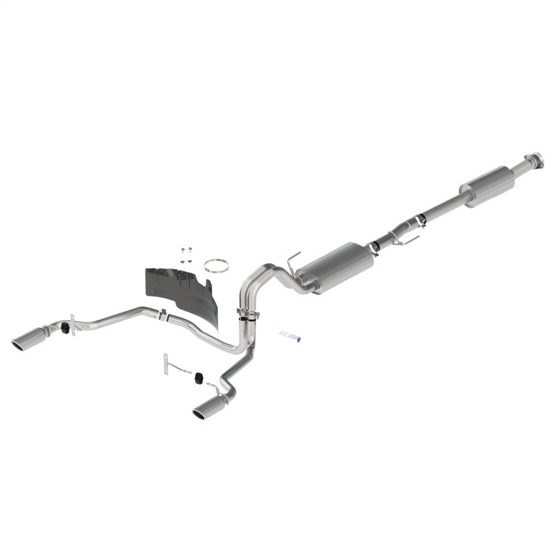 Ford Racing 21-24 F-150 Touring Rear Exit Exhaust - Chrome Tips M-5200-FTCR M-5200-FTCR Photo - Primary