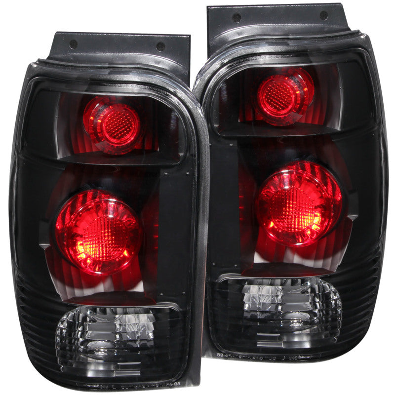 Anzo 1998-2001 Ford Explorer Taillights Black 211084 Photo - Primary