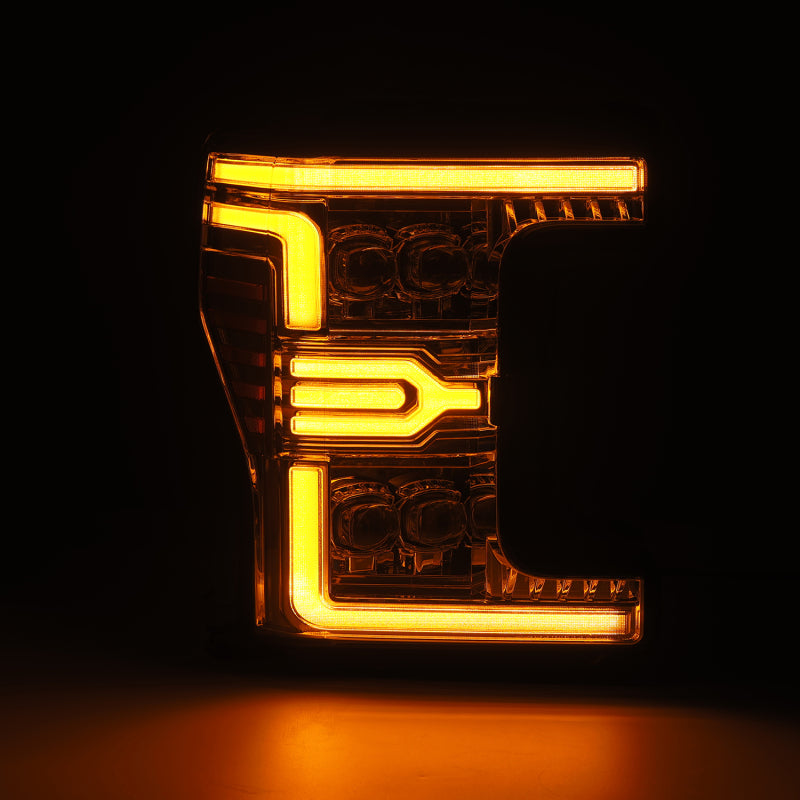 AlphaRex 17-19 Ford F-250/350/450/550 Super Duty NOVA-Series LED Proj Headlights Chrome w/SS & SBDRL 880347 880347 User 1